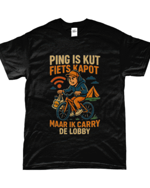 Ping Is Kut Fiets Kapot Shirt – Funny Gamer Cadeau & Gaming Outfit