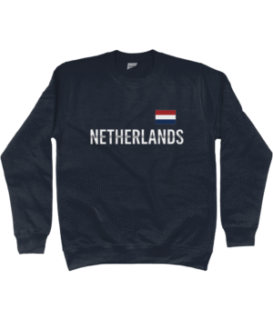 Netherlands Sweater – Minimalistisch Design met Nederlandse Vlag