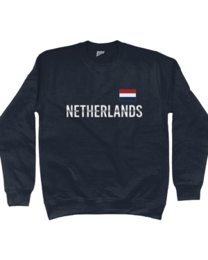 Netherlands Sweater – Minimalistisch Design met Nederlandse Vlag