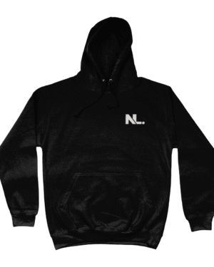 NL. Hoodie – Zwarte Minimalistische Hoodie Met Nederlands Logo | Dutchtag Streetwear