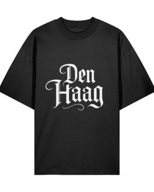Den Haag T-Shirt – Zwart Oversized Streetwear