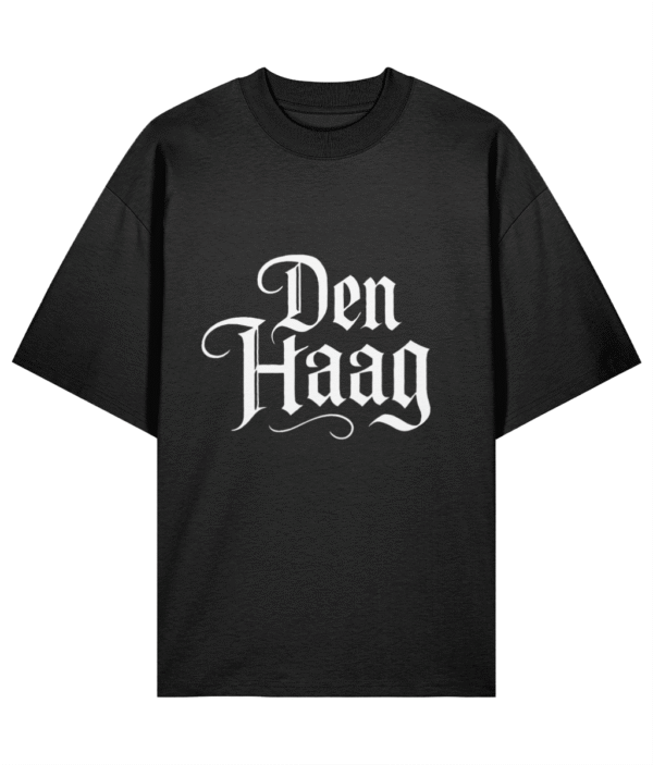 Den Haag T-Shirt – Zwart Oversized Streetwear