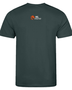 NL Athletics Sportshirt – Wit Oranje Logo