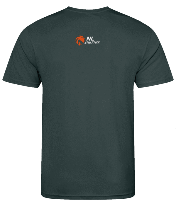 NL Athletics Sportshirt – Wit Oranje Logo
