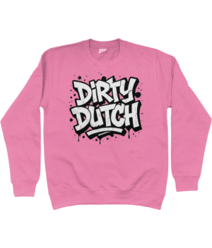 Dirty Dutch Sweater – Unisex Streetwear Met Stoere Graffiti Print