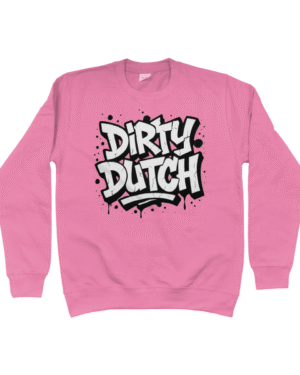 Dirty Dutch Sweater – Unisex Streetwear Met Stoere Graffiti Print