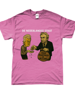 Satirisch T-Shirt – De Nederlandse Staat, Hoge Belastingen & Accijnzen