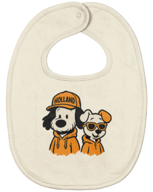 Woezel & Pip Slabber – Holland Baby Slab Met Oranje Supportersprint