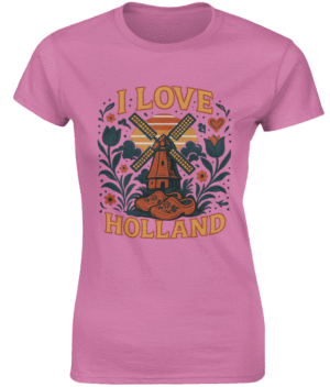 I Love Holland T-shirt – Dames Shirt