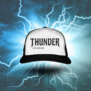 Thunder Cap Zwart-Wit – 100% Hardcore